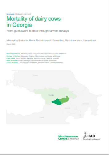 Mortality of dairy cows in Georgia: From guesswork to data through farmer surveys - ENG version