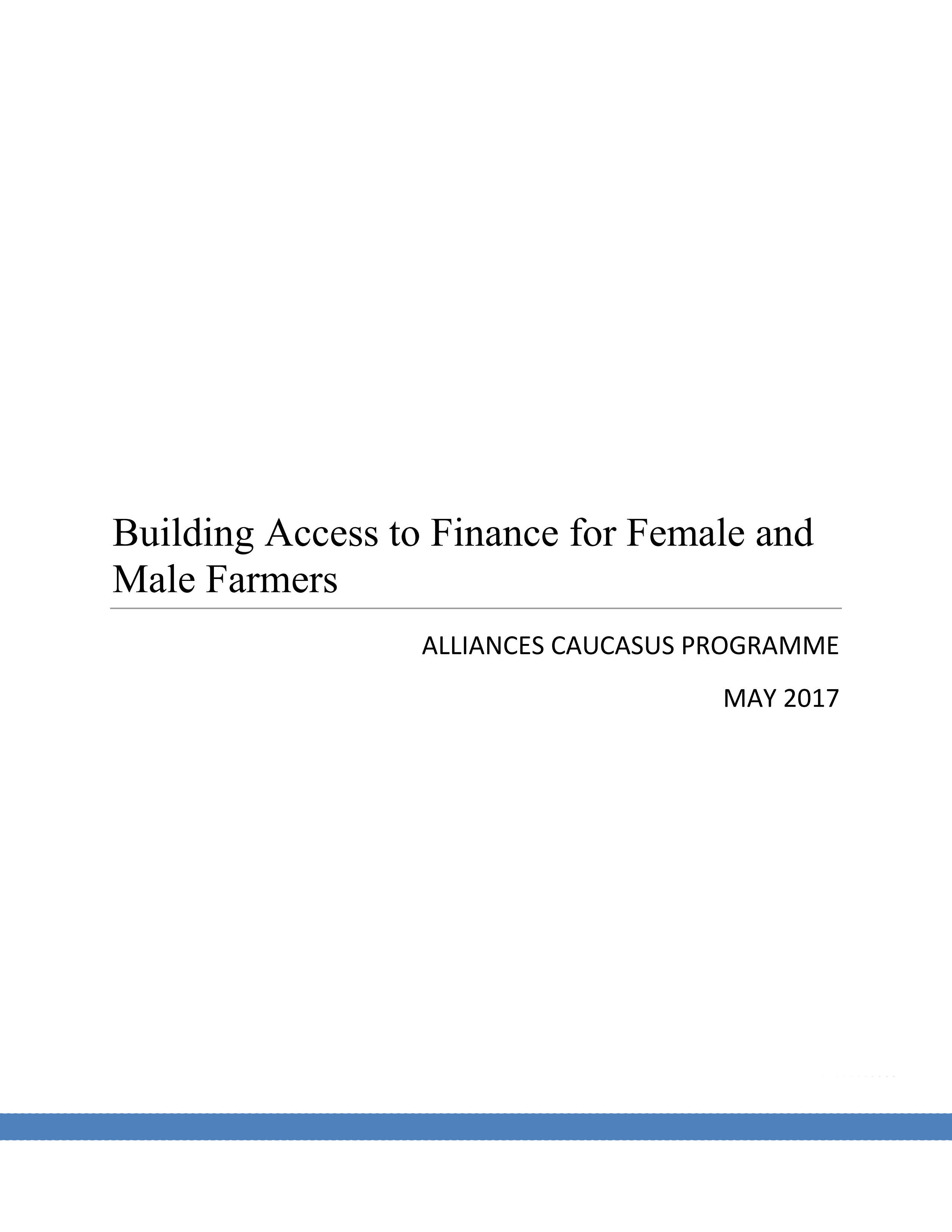 Access to Finance June 19 2017