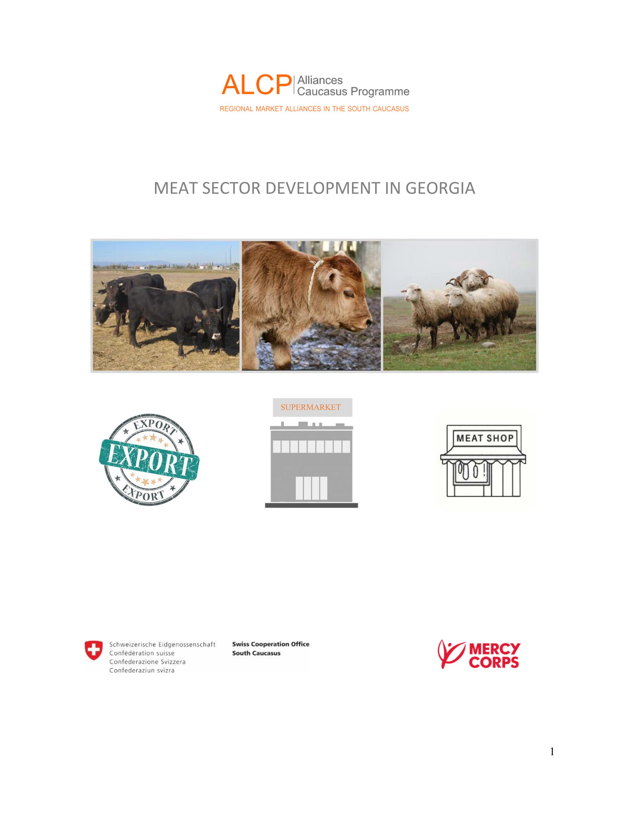 Meat Sector Development in Georgia 2017